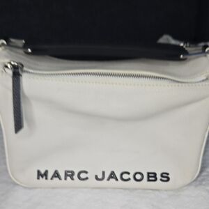 Marc Jacobs White Crossbody with Black Accents